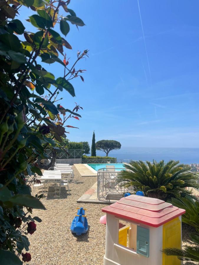 Villa Gaia - Luxury Villa, Pool & Wellness Rooms Bordighera Exteriér fotografie